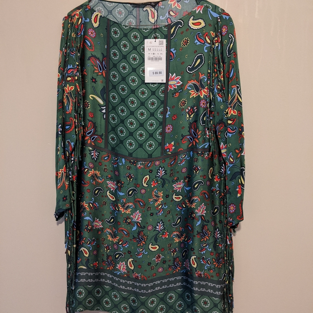 Zara Fringe Dress